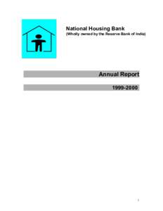 National Housing Bank (Wholly owned by the Reserve Bank of India) Annual Report