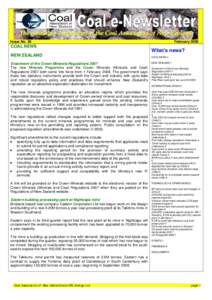 Microsoft Word - Coal e-News no. 30-final.doc