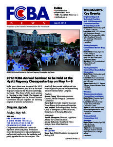 Index  Committee and Chapter Events PAGE 8  FCBA Foundation News PAGE 14