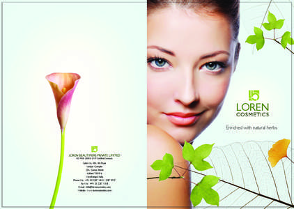LOREN COSMETICS Enriched with natural herbs  LOREN BEAUTIFIERS PRIVATE LIMITED