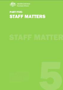 Leader of a Minority Party Entitlements Handbook - Part Five: Staff Matters
