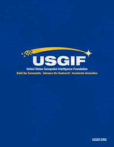USGIF.ORG  The United States Geospatial Intelligence Foundation (USGIF) is a 501(c)(3) nonprofit educational foundation dedicated to promoting the geospatial intelligence tradecraft and developing a stronger GEOINT Comm