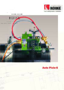 Auto Picle-S  Pipe cutting machine with motorized drive  n