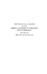 American Association of Pathologists and Bacteriologists / Mallory