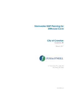 Stormwater BMP Planning for Stillhouse Cove City of Cranston Cranston, RI March 2017