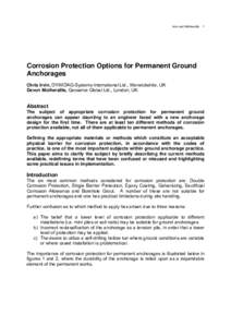 Microsoft Word - 120308_Corrosion Protection Options for Permanent Ground Anchorages