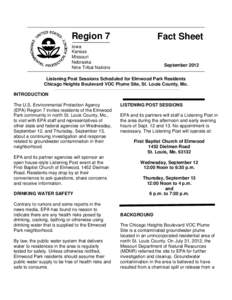 Region 7  Fact Sheet Iowa Kansas