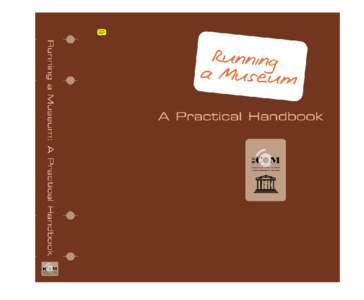 Running a museum: a practical handbook; 2004