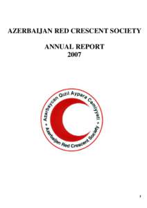 AZERBAIJAN RED CRESCENT SOCIETY ANNUAL REPORT