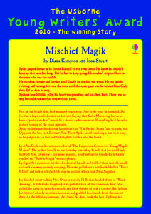 The Usborne  Young Writers’ AwardThe winning Story  Mischief Magik