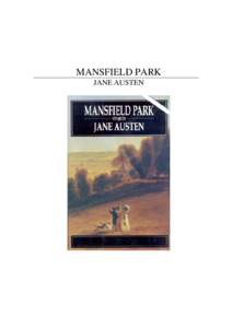 Microsoft Word - Austen, Jane - Mansfield Park.doc