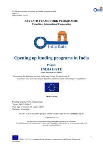 Microsoft Word - D 2 6-Report on opening up funding programs in India23.01