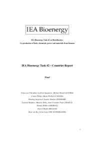 Country Reports IEA Bioenergy Task 42 Final