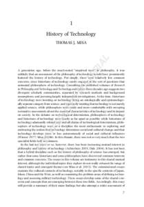 1 History of Technology RI  AL