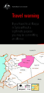 Travel Warning al-Raqqa Syria
