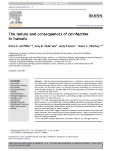 Journal of Infectionxx, 1e7  www.elsevierhealth.com/journals/jinf The nature and consequences of coinfection in humans