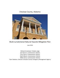 Choctaw / Federal Emergency Management Agency / Disaster / Toxey /  Alabama / Gilbertown /  Alabama / Social vulnerability / Local Mitigation Strategy / Geography of Alabama / Alabama / Emergency management