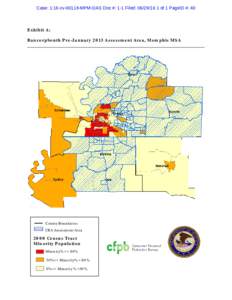 Case: 1:16-cvMPM-DAS Doc #: 1-1 Filed: of 1 PageID #: 40  Exhibit A: BancorpSouth Pre-January 2013 Assessment Area, Memphis MSA __________________________________________________________________________