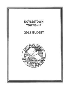 December 20, 2016  DOYLESTOWN TOWNSHIP 2016 REVISED BUDGET Millage Rate  *REVENUE