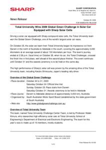 Solar energy / Energy / Tokai University / Solar car / World Solar Challenge / South African Solar Challenge / Photovoltaics / Tokai Challenger / Renewable energy