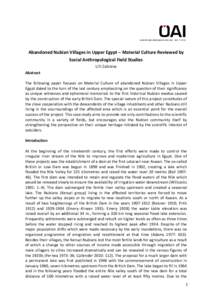 Microsoft Word - Zabrana- Nubian Villages.doc