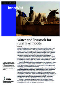 Topic sheet  InnoWat Water and livestock for rural livelihoods