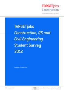 TARGETjobs Construction, QS and Civil Engineering Student Survey 2012