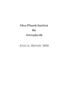 Max-Planck-Institut fu ¨r
