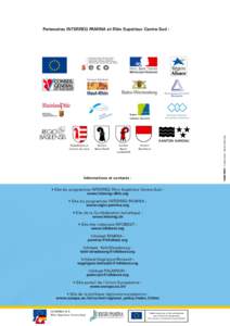 Partenaires INTERREG PAMINA et Rhin Supérieur Centre-Sud :  REGIONAL VERBAND République et Canton du Jura