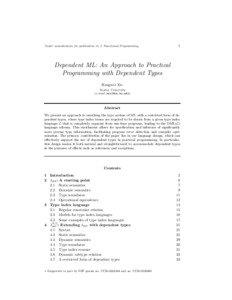 Under consideration for publication in J. Functional Programming  1