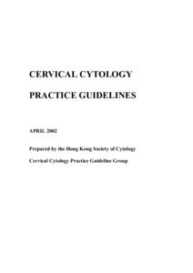 Users’ Guidelines for obtaining Optimal Cervical Smear