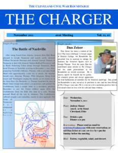 THE CLEVELAND CIVIL WAR ROUNDTABLE  THE CHARGER Next Month  Robert Todd Lincoln