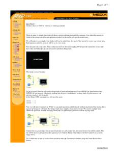 Page 1 of 7 home | products |web boards| faq | galleries | contact | about DVDlab Home Screenshots