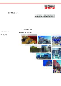 ANNUAL REVIEW 2015  CONTENTS