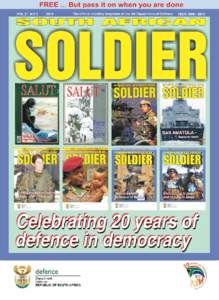 20 years of defence in democracy  SPECIAL EDITION 2014 S A SOLDIER