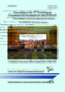 CGER-REPORT  ISSNCGER-I137Proceedings of the 15th Workshop on