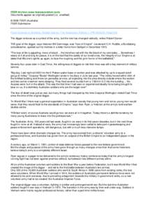 FESR Archive (www.fesrassociation.com) Documents appear as originally posted (i.e. unedited) © 2008 FESR (Australia) FESR Submission  From Citizens to Soldiers: Robert Garran, The Australian, Edition 1, FRI[removed], Pa