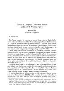 The Celtic Languages in Contact : Papers from the Workshop within the Framework of the XIII International Congress of Celtic Studies, Bonn, 26-27 July 2007