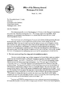 AG Ltr re S 2533 State Secrets Protection Act