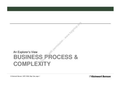 Microsoft PowerPoint - Business Process and Complexity.ppt