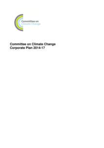 Committee on Climate Change Corporate Plan Committee on Climate Change Corporate PlanContents