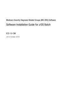 Software Installation Guide for z/OS Batch