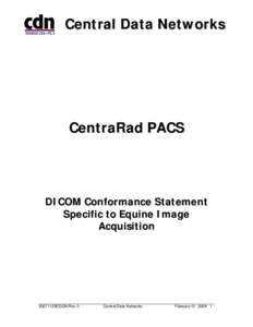 Microsoft Word - CentraRad Equine DICOM Storage Conformance - Rev 3.doc