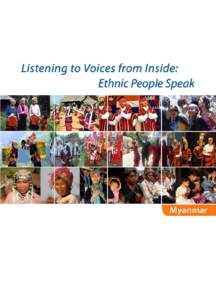 Listening to Voices from Inside: Ethnic People Speak  Listening to Voices from Inside:  Ethnic People Speak