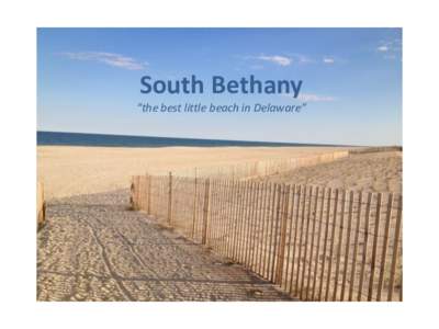 East Coast of the United States / Salisbury metropolitan area / Mid-Atlantic / South Bethany /  Delaware / Eastern United States / Bethany / Delaware / Ordinance