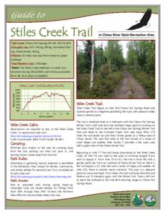 Guide to  Stiles Creek Trail in Chena River State Recreation Area