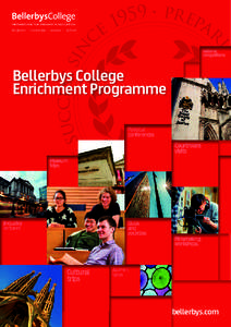 Brighton · Cambridge · London · Oxford  Bellerbys College Enrichment Programme  bellerbys.com