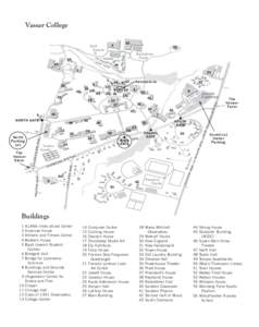 Vassar College  VC campus map, vector, reviced- July