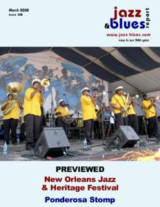 Issue 302  jazz &blues  report