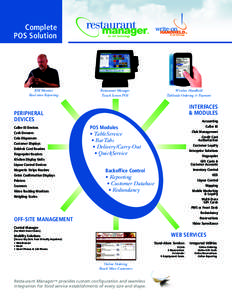 Complete POS Solution RM Monitor Real-time Reporting